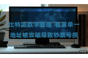 比特派数字管理  看重单一地址被攻破导致钞票亏损